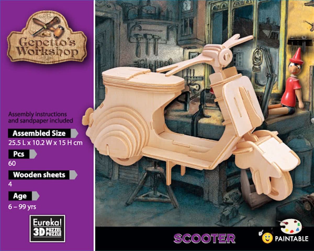 Gepettos Scooter - 3D puzzel