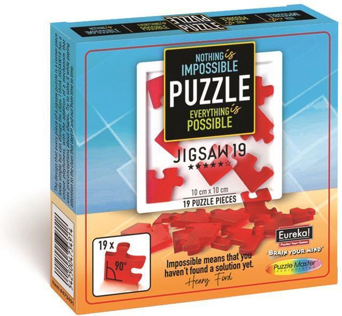 Eureka Impossible jigsaws 19 (19 jigsaw pcs 90°)*****