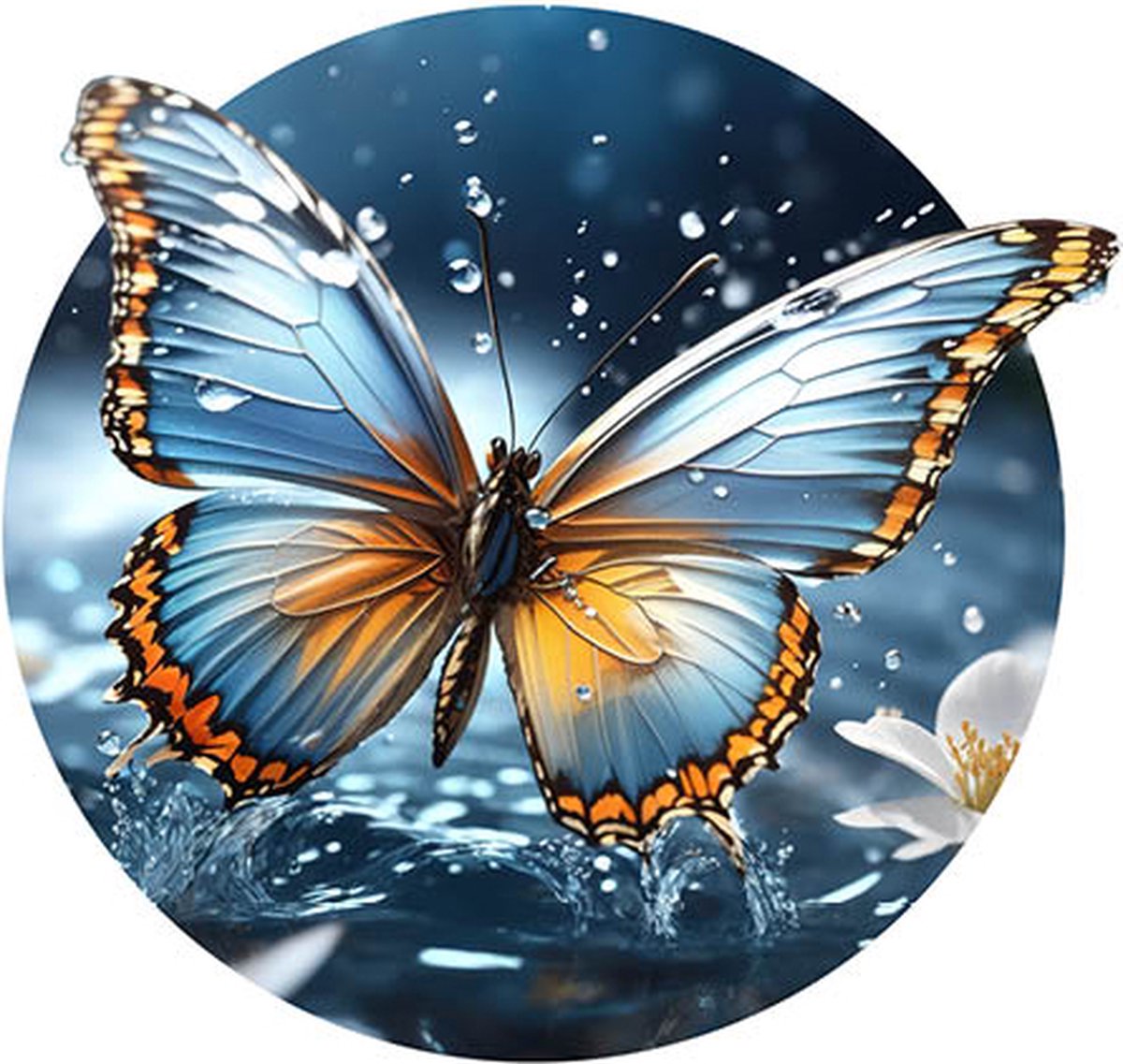 Eureka Rainbow Wooden Puzzel Vlinder (MDF-box)