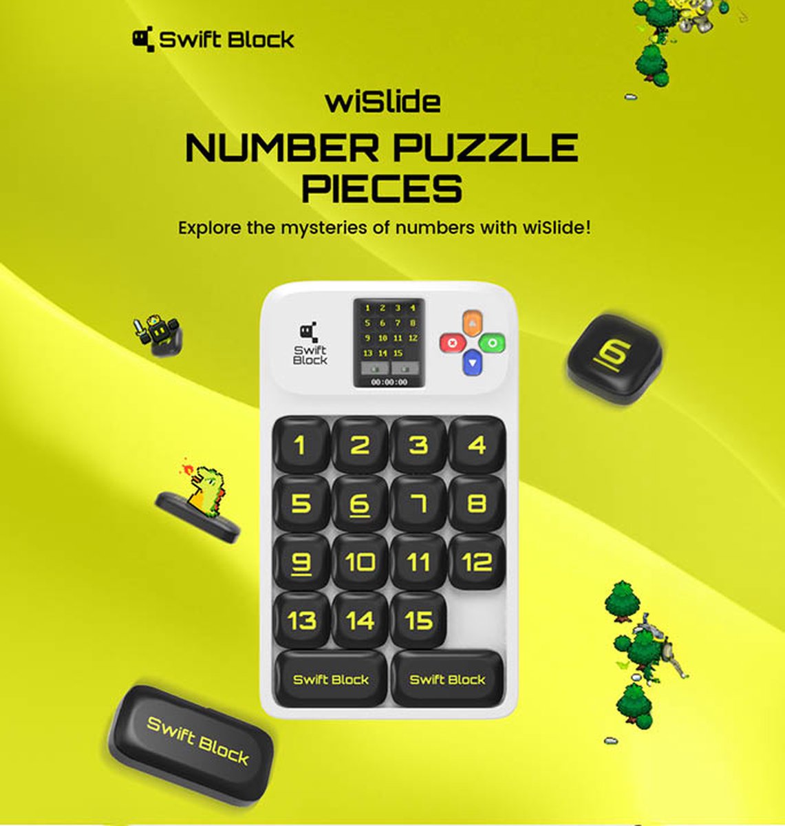 GAN Swift Wislide Klotski Puzzle Stukjes