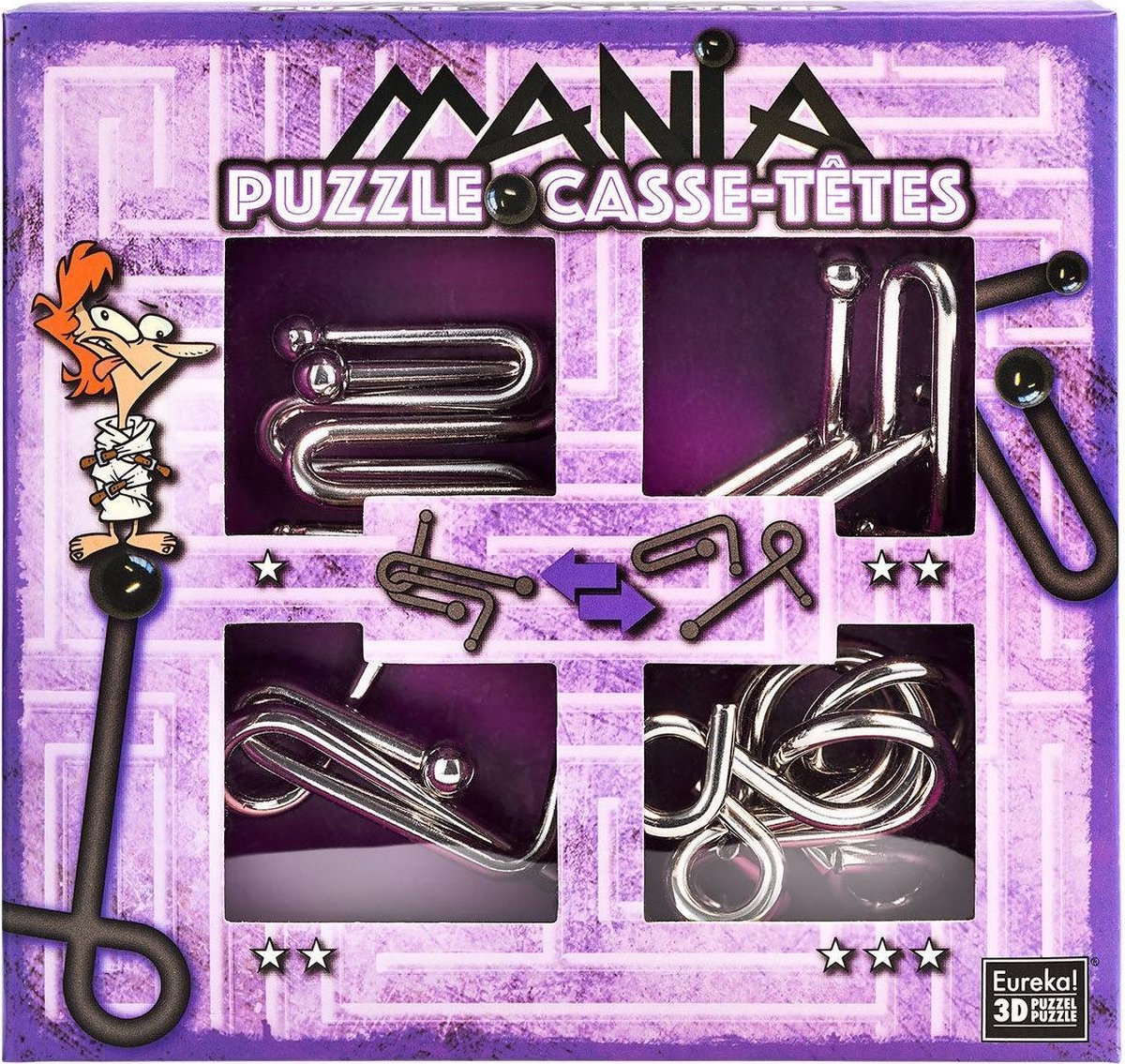 Puzzelspel Puzzle Mania Casse-têtes Purple