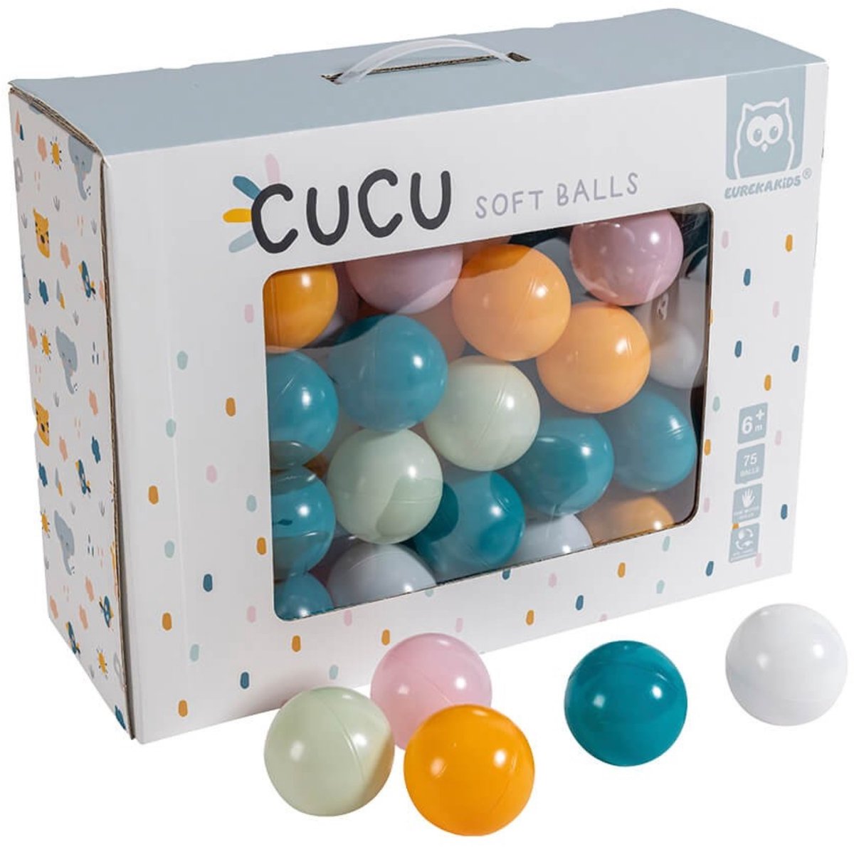   Baby Ballenset - 75 Ballen - Stijlvolle   in Doos