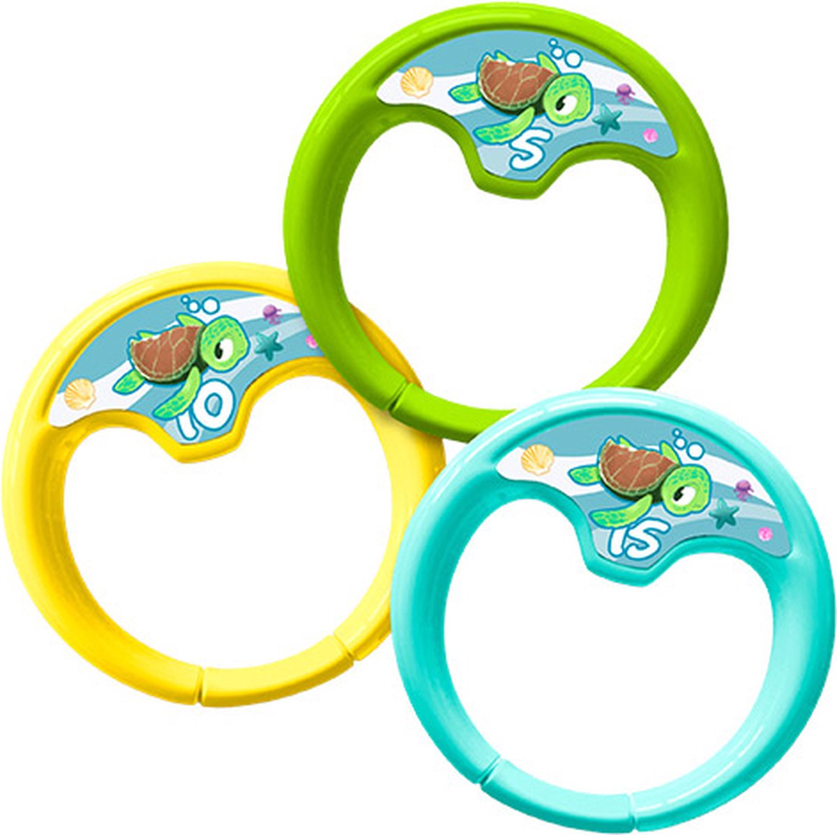   Duikringen - Duikspeelgoed - 3 Stuks - Met Punten