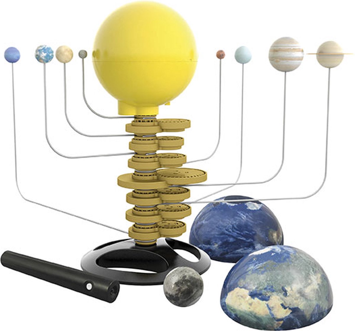 Eurekakids Solar System - Gemotoriseerd Zonnestelsel - Leersysteem Planeten - Met Lamp
