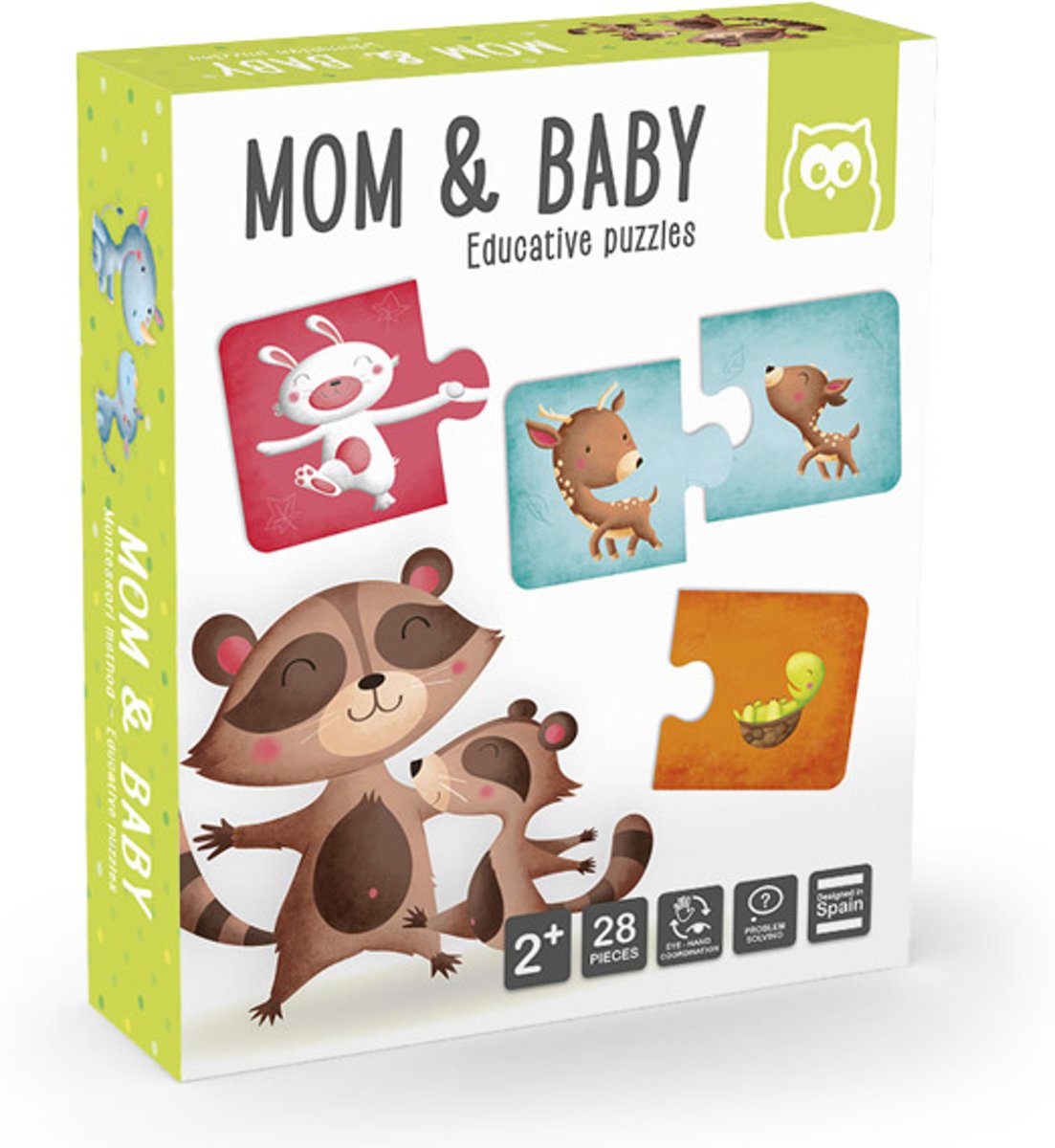 Mom & baby educatieve puzzel,Gebaseerd op de 