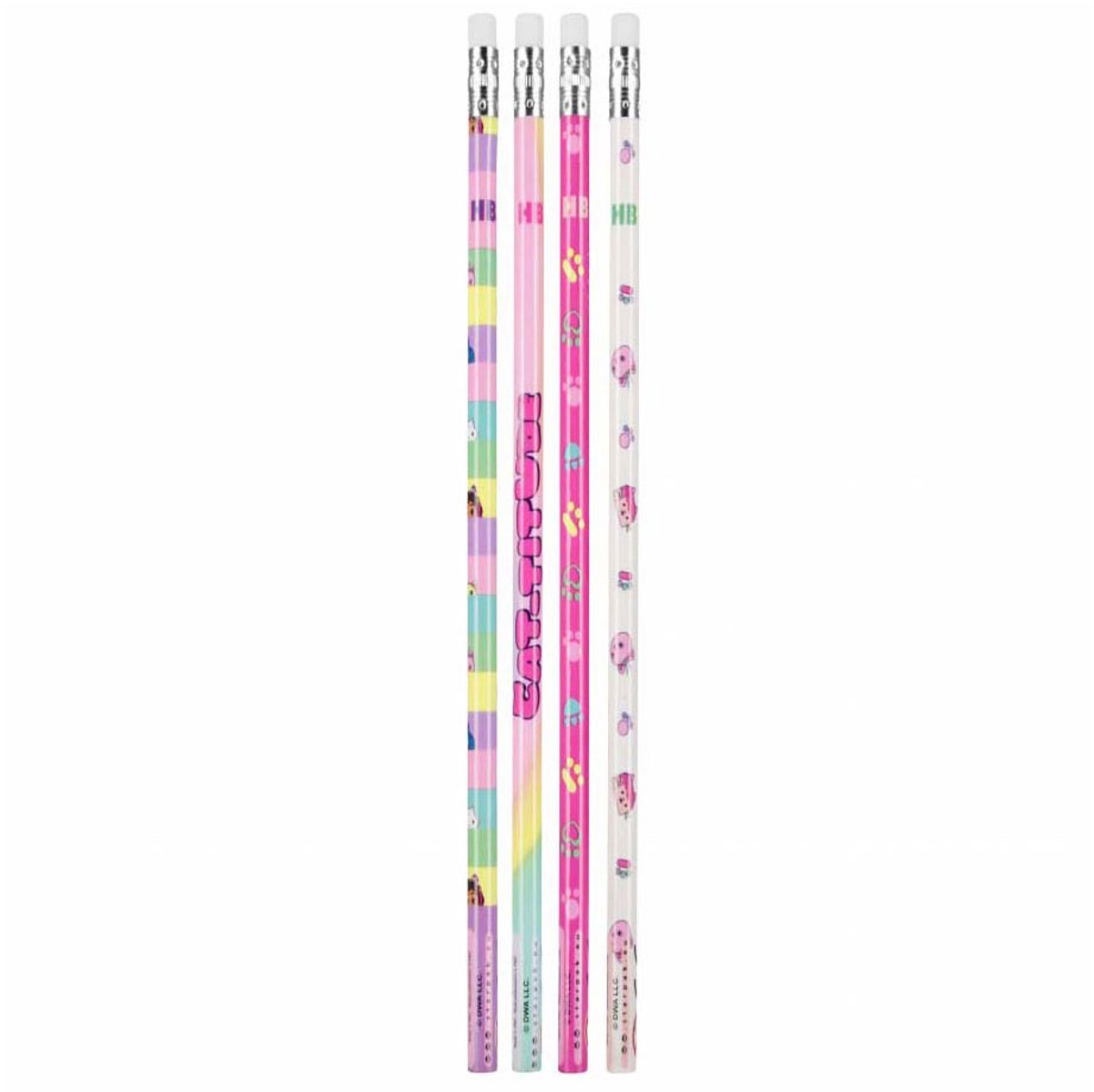 Gabby’s Poppenhuis Potlood met Gum, 4st.