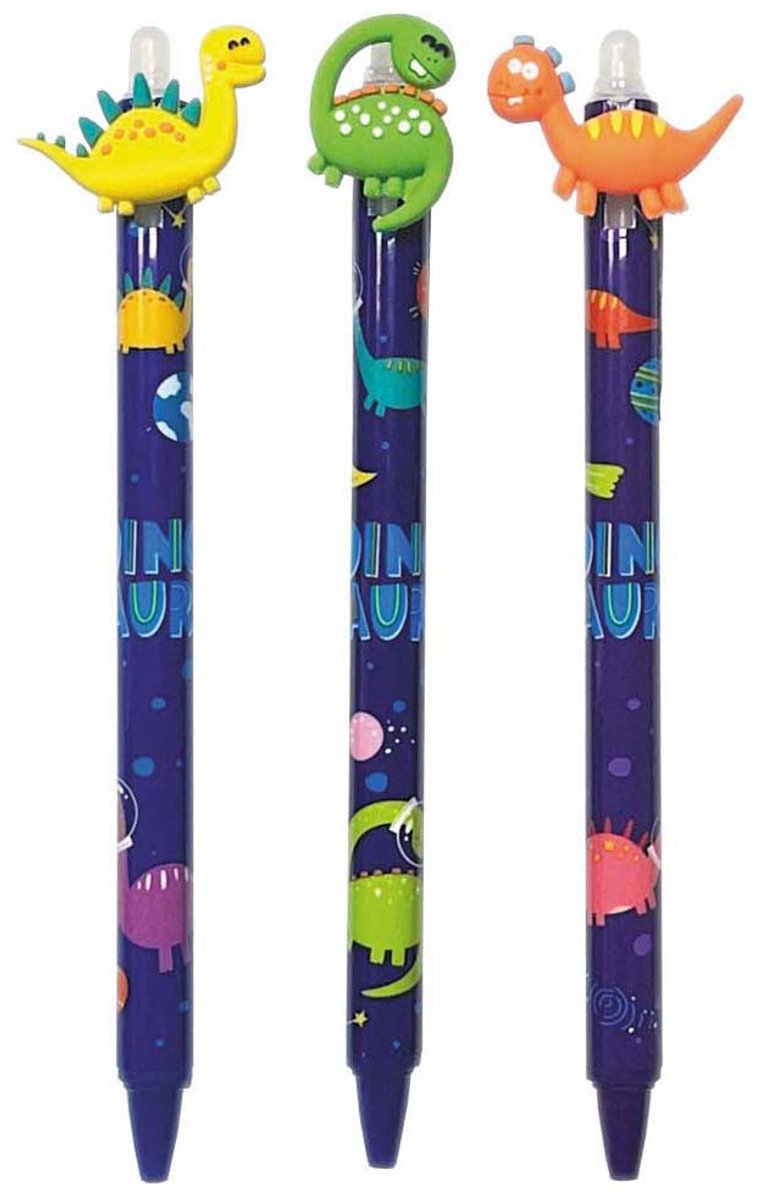 Uitwisbare Gelpen Dinosaurus