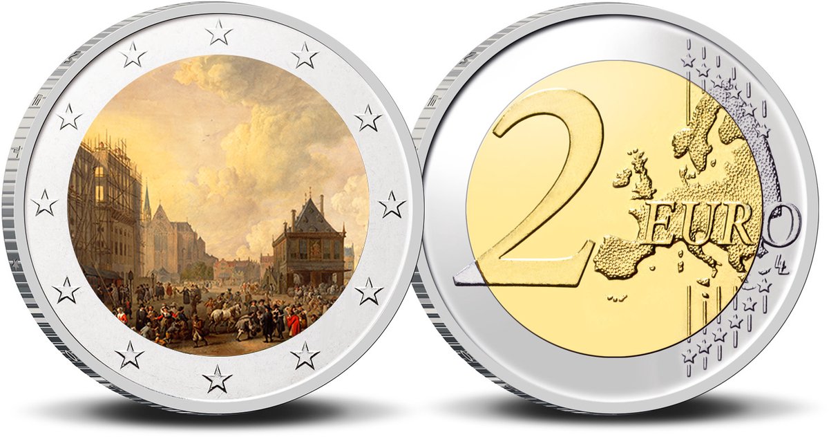 2   munt Amsterdam 750-2 Waegh op de Dam