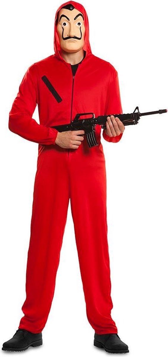 EUROCARNAVALES - Casa de Papel kostuum voor volwassenen - XS - Volwassenen kostuums