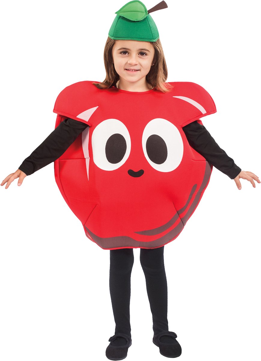 EUROCARNAVALES - Rode appelkostuum voor kinderen - 1 - 2 jaar (80-91 cm)