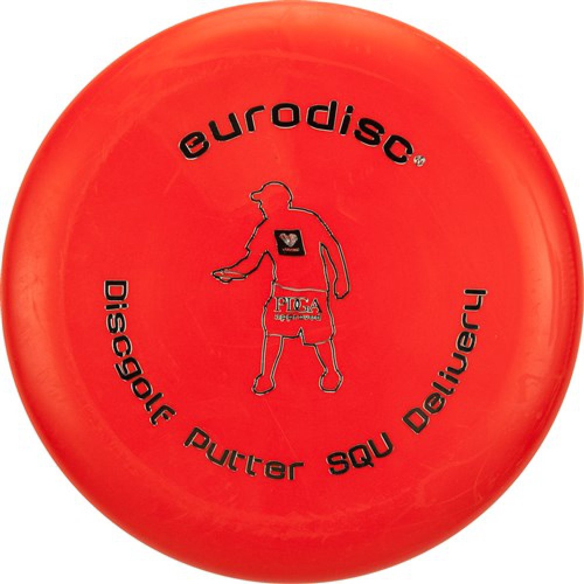 Discgolf Putter standaard Rood