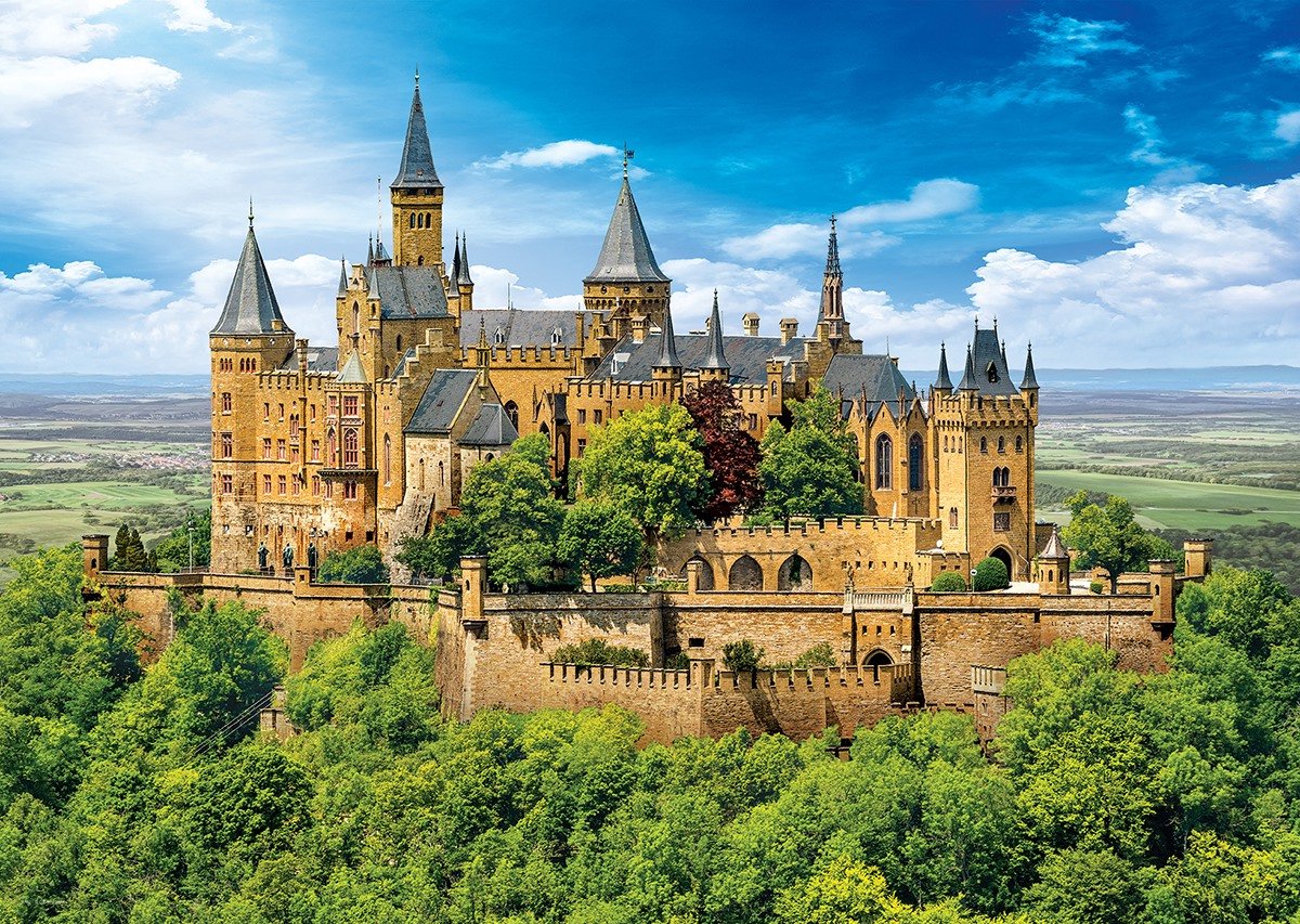Eurografiek Kasteel Hohenzollern - Duitsland (1000)