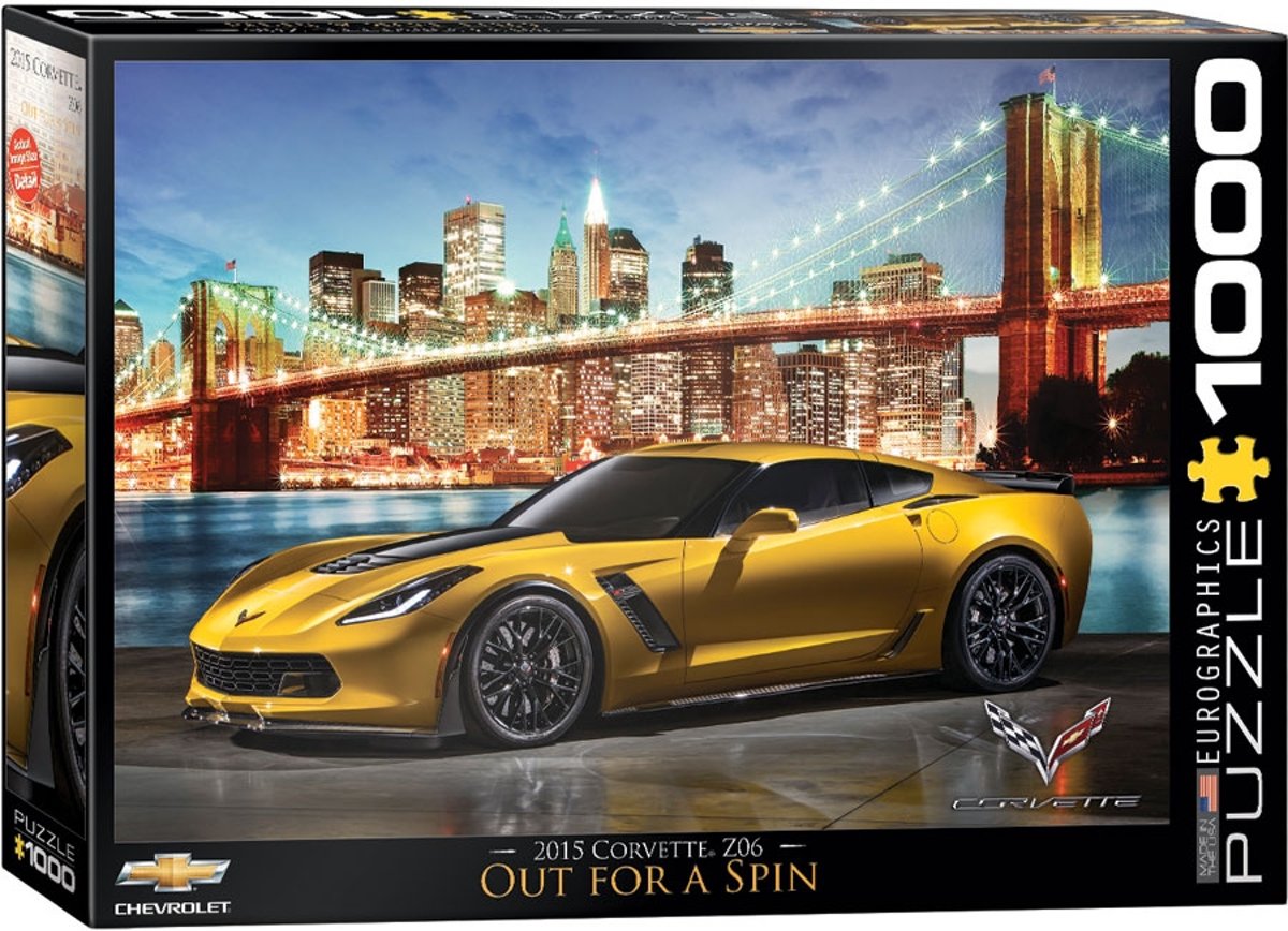 Eurographics legpuzzel - Corvette Z06 - 1000 stukjes