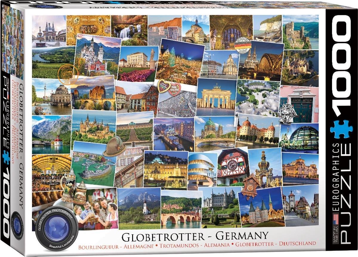 Eurographics puzzel Germany - Globetrotter - 1000 stukjes