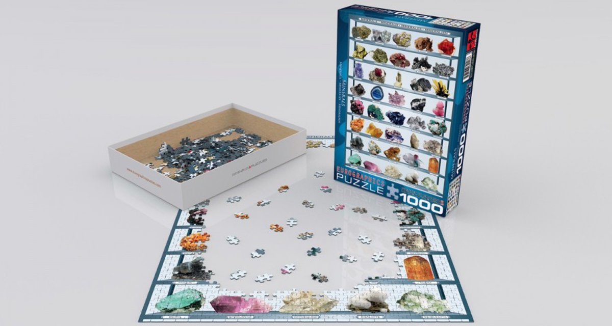 Minerals - puzzel - eurographics - 1000 - 48 x 68
