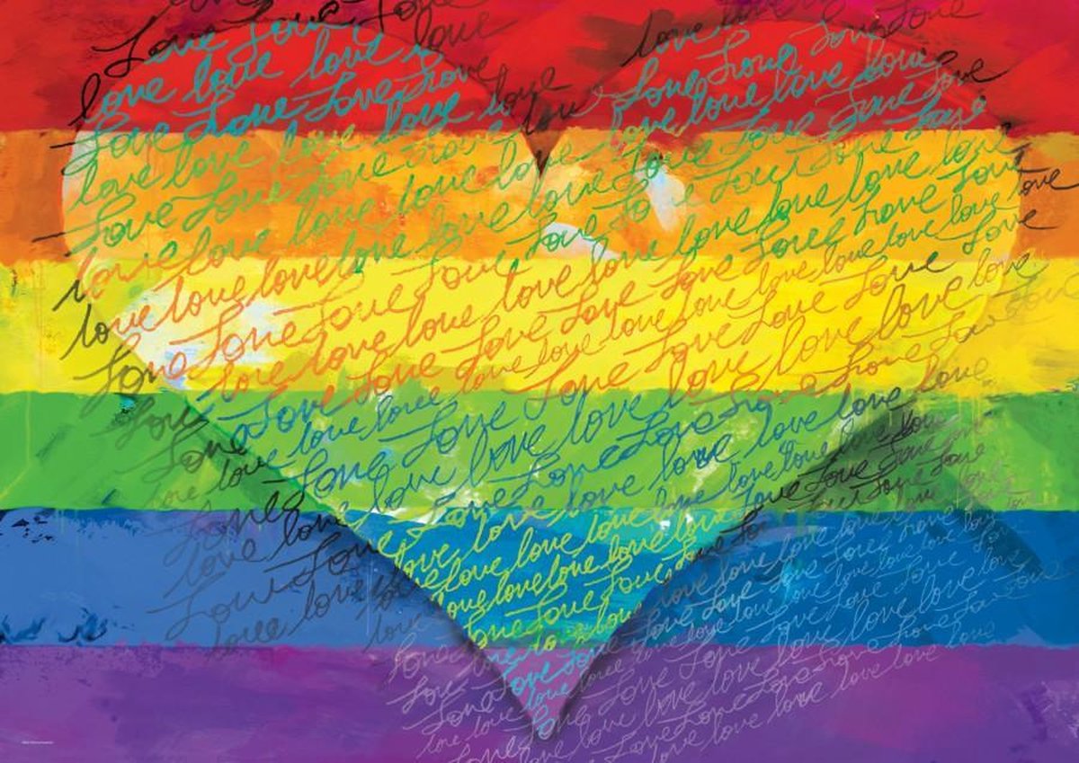 Puzzel 1000 stukjes - Love & Pride