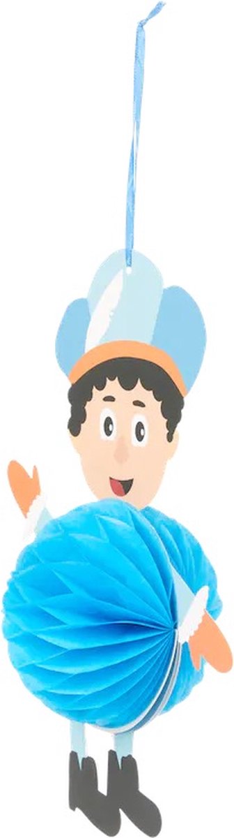 Sinterklaas decoratieset: 2 honeycombs + slinger