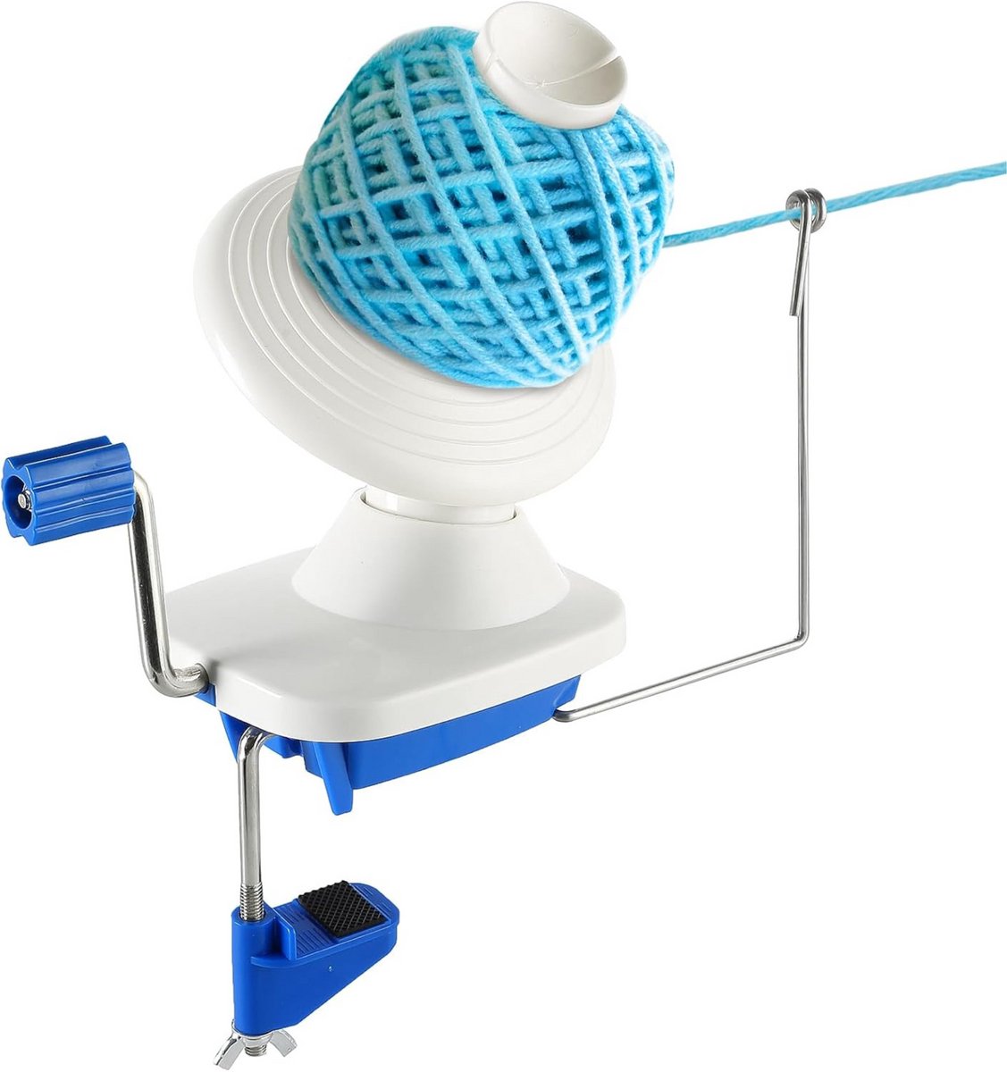 Wolmolen Met Tafelklem – Eenvoudig In Gebruik – Breien & Haken – Wolwinder - Garenwinder - Wol Oproller - Yarn Winder