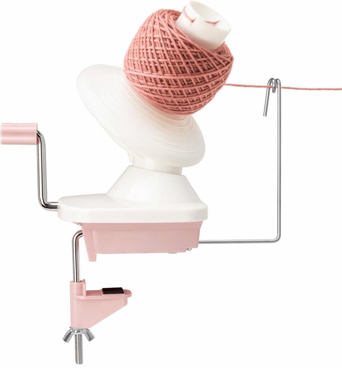 Wolmolen Met Tafelklem – Eenvoudig In Gebruik – Breien & Haken – Wolwinder - Garenwinder - Wol Oproller - Yarn Winder