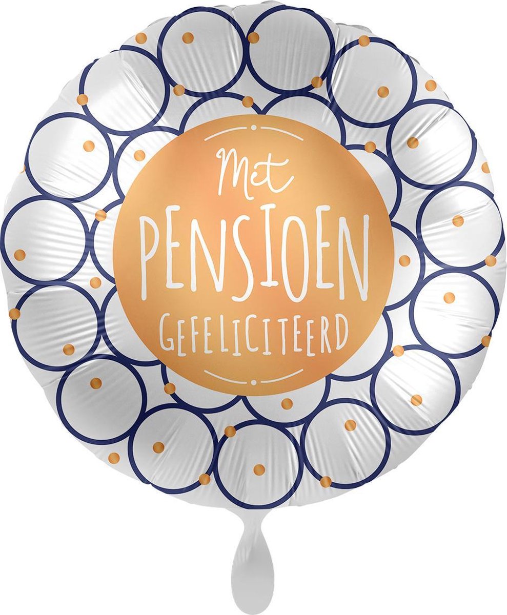 Everloon - Folieballon - Met Pensioen Gefeliciteerd - 43cm - Voor Pensioen/VUT