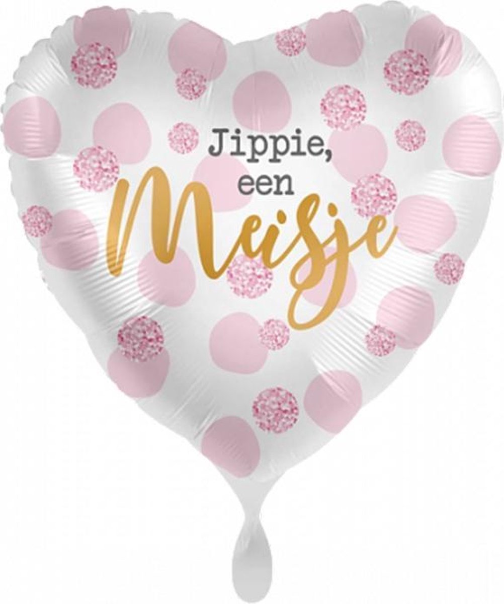 Folieballon - Jippie een Meisje