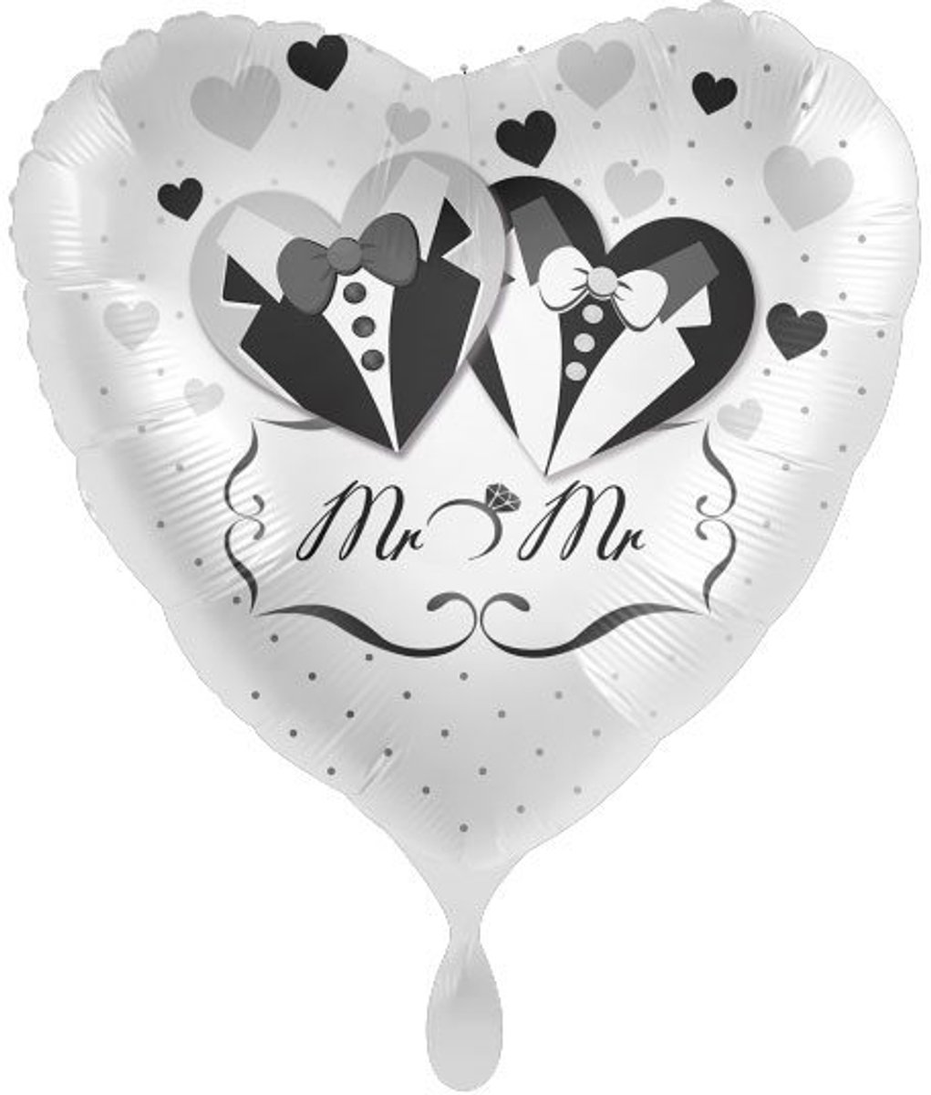 Folieballon Mr & Mr - N.v.t. - N.v.t.