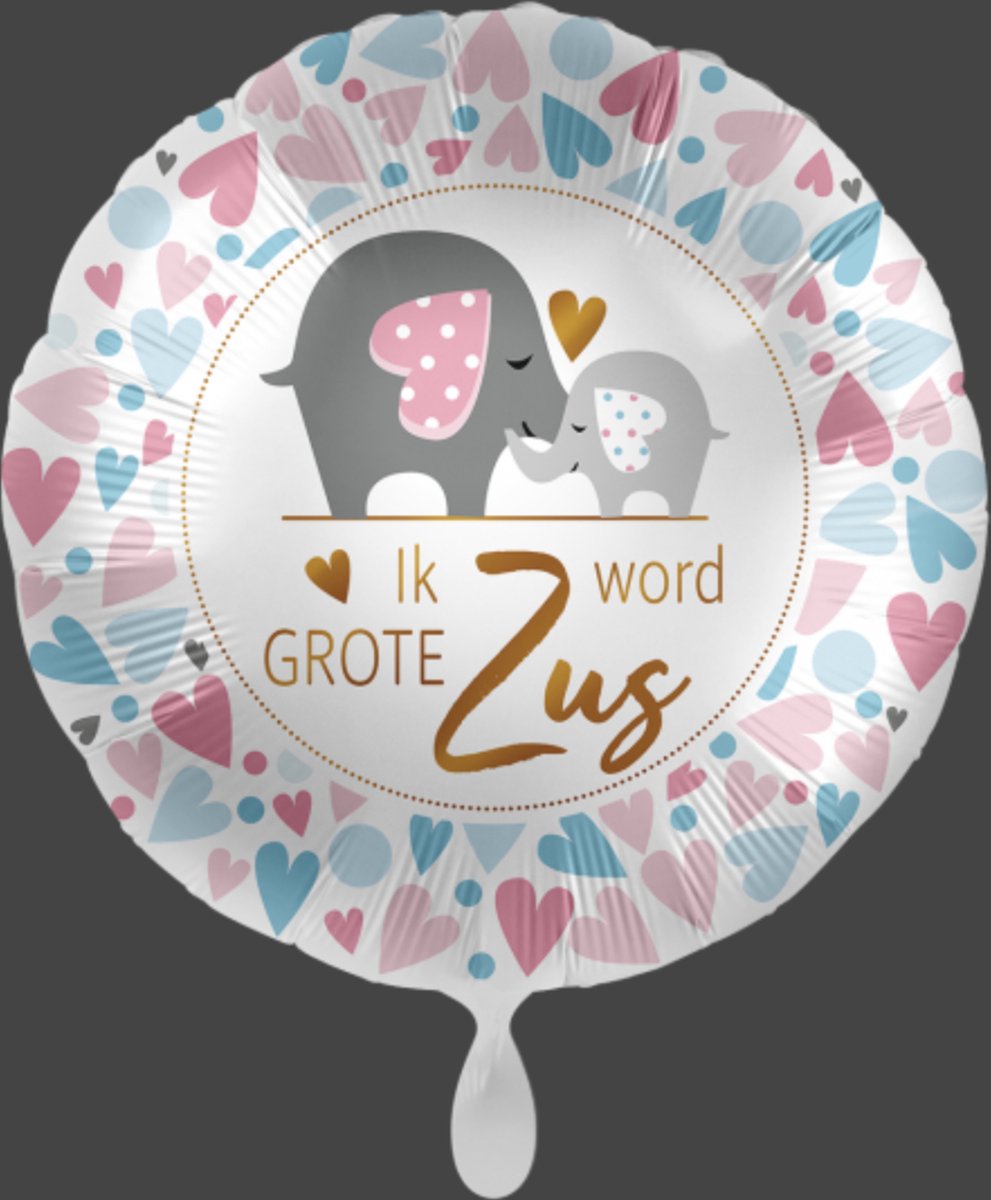 Ik word grote zus ballon