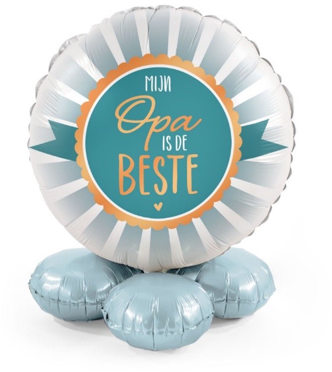 Opa is de beste - Ballonnen set met standaard - Everloon