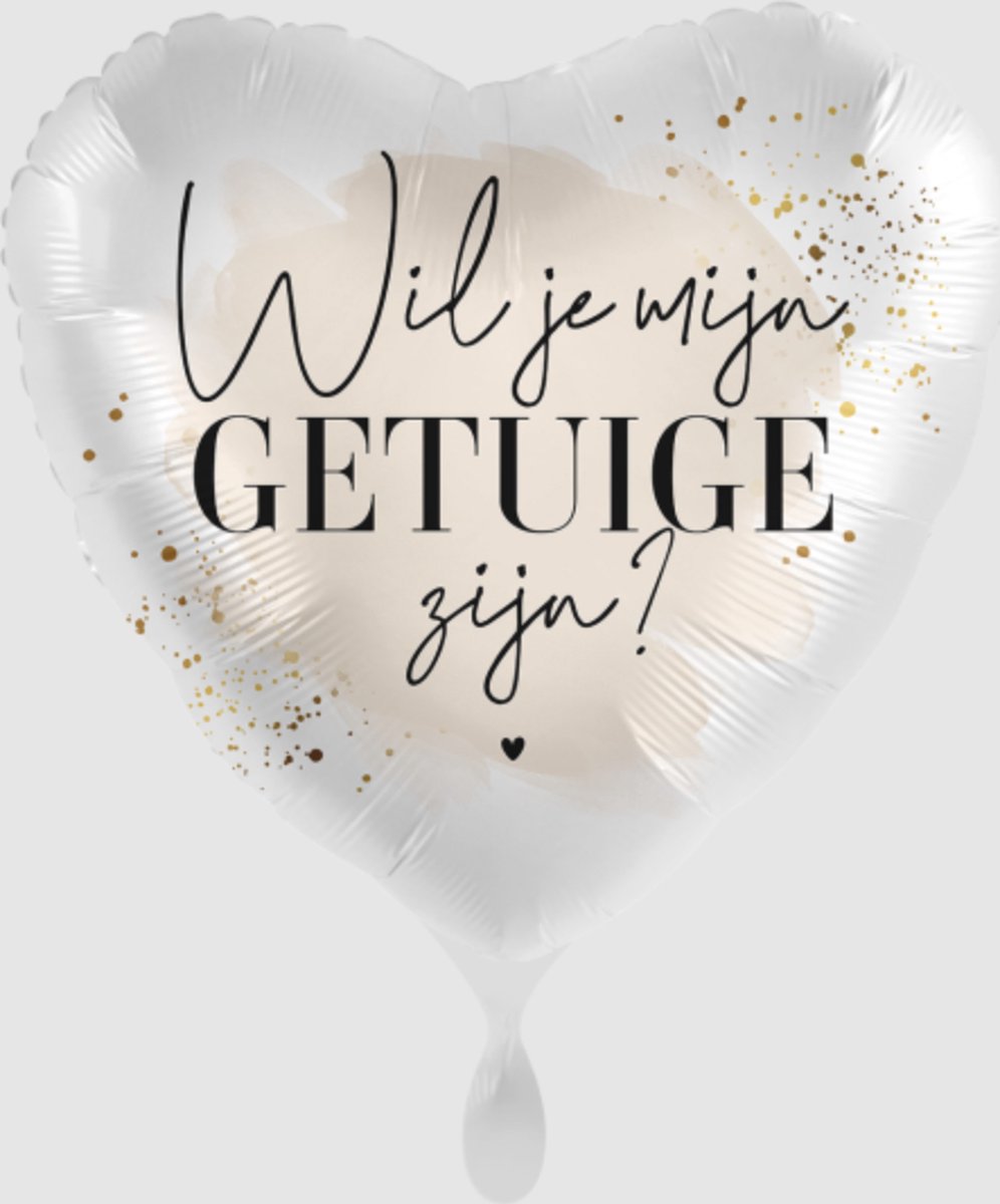 Wil je mijn getuige zijn ballon