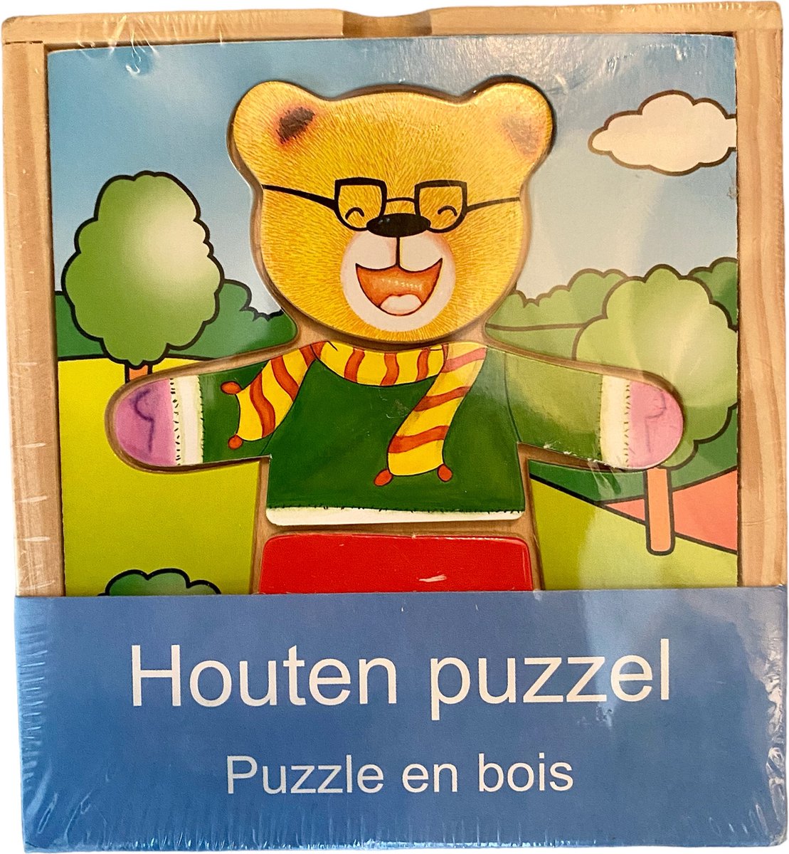 Evora - Houten puzzels - Beertjes - Puzzel - Baby puzzel
