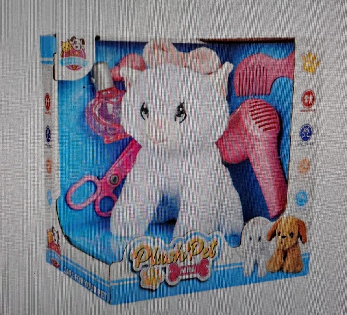 Plush Pet Mini Kattenverzorgset