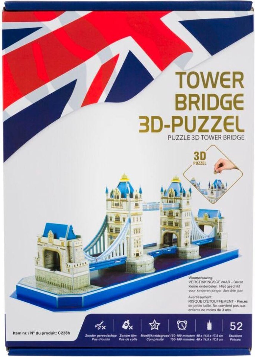 Tower Bridge 3D-puzzel