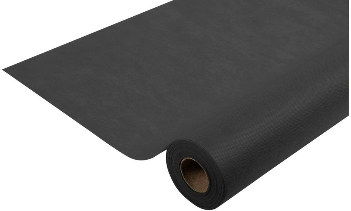 Tafelkleed Spunbond - Zwart - 1,2mx10m