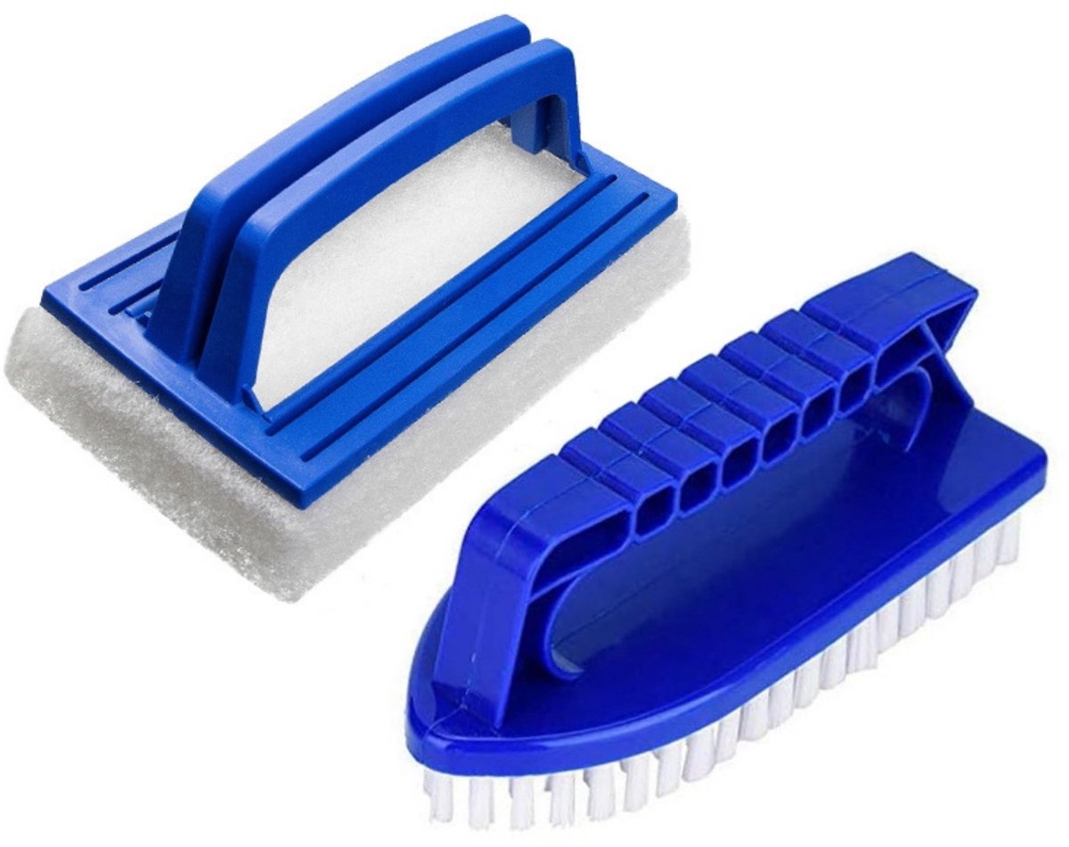 EXCITAT Zwembadreinigingsborstel - Zwembadborstel - Zwembadspons - Vuilwisser - Zwembadlinerborstel - Vuilwisser Zwembad - Wisspons - 2 stuks