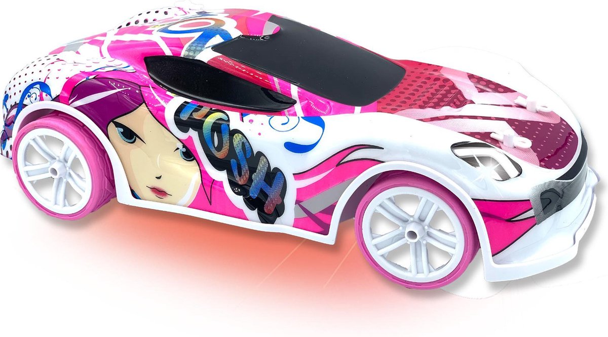 Exost RC Lightning Amazone 1:14 - RC Auto - Bestuurbare auto - Met gloeiend, roze lichteffect