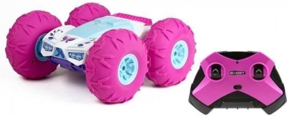 Op afstand bestuurbare auto 360 Tornado Roze Batterij - EXOST