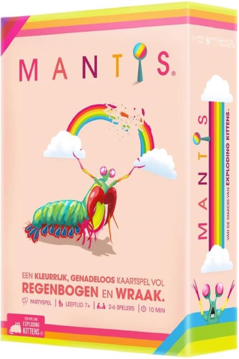 Mantis kaartspel - 2 tot 6 spelers - 10 Minuten - partyspel