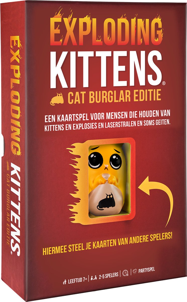 Exploding Kittens Cat Burglar Editie Kaartspel