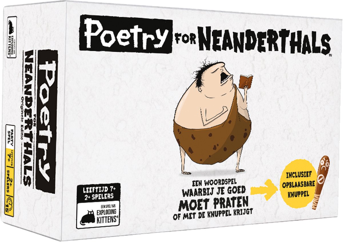 Poetry for Neanderthals - Nederlandstalig Kaartspel