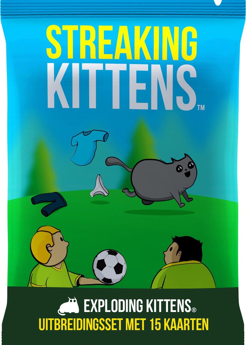 Streaking Kittens - Exploding Kittens Uitbreiding - Nederlandstalig Kaartspel