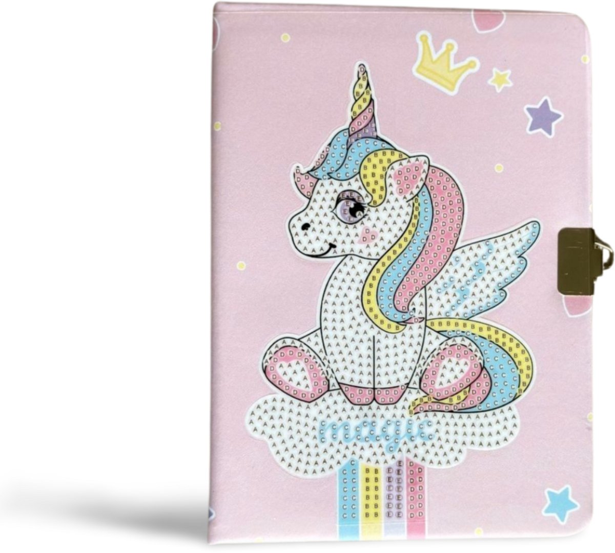 F4B Diamond Painting Notitieboek Eenhoorn Magie - Ronde Steentjes - DIY