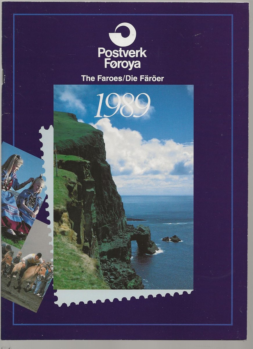 FOTOBOEK MET POSTZEGELS   EILANDEN 1989