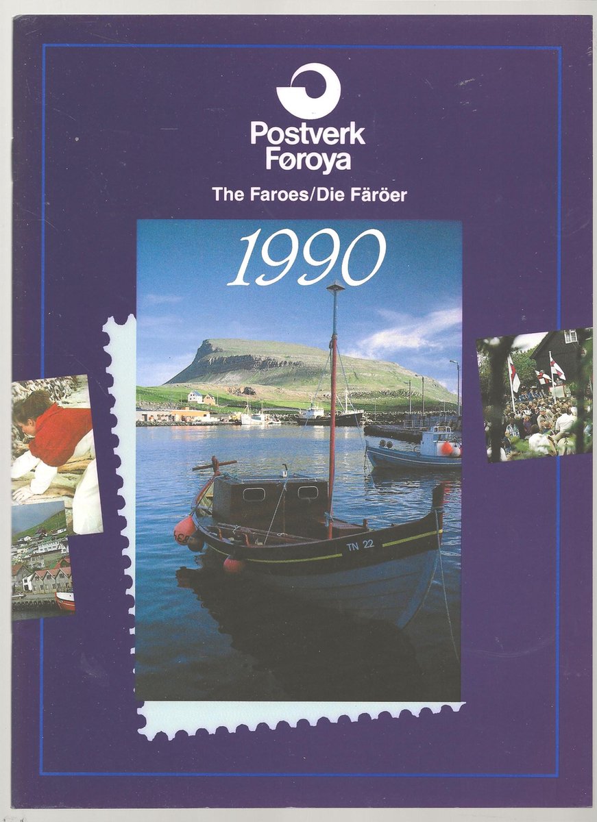 FOTOBOEK MET POSTZEGELS   EILANDEN 1990