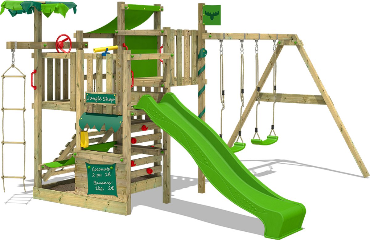 FATMOOSE CrazyCoconut Club XXL - Speeltoestel met schommel
