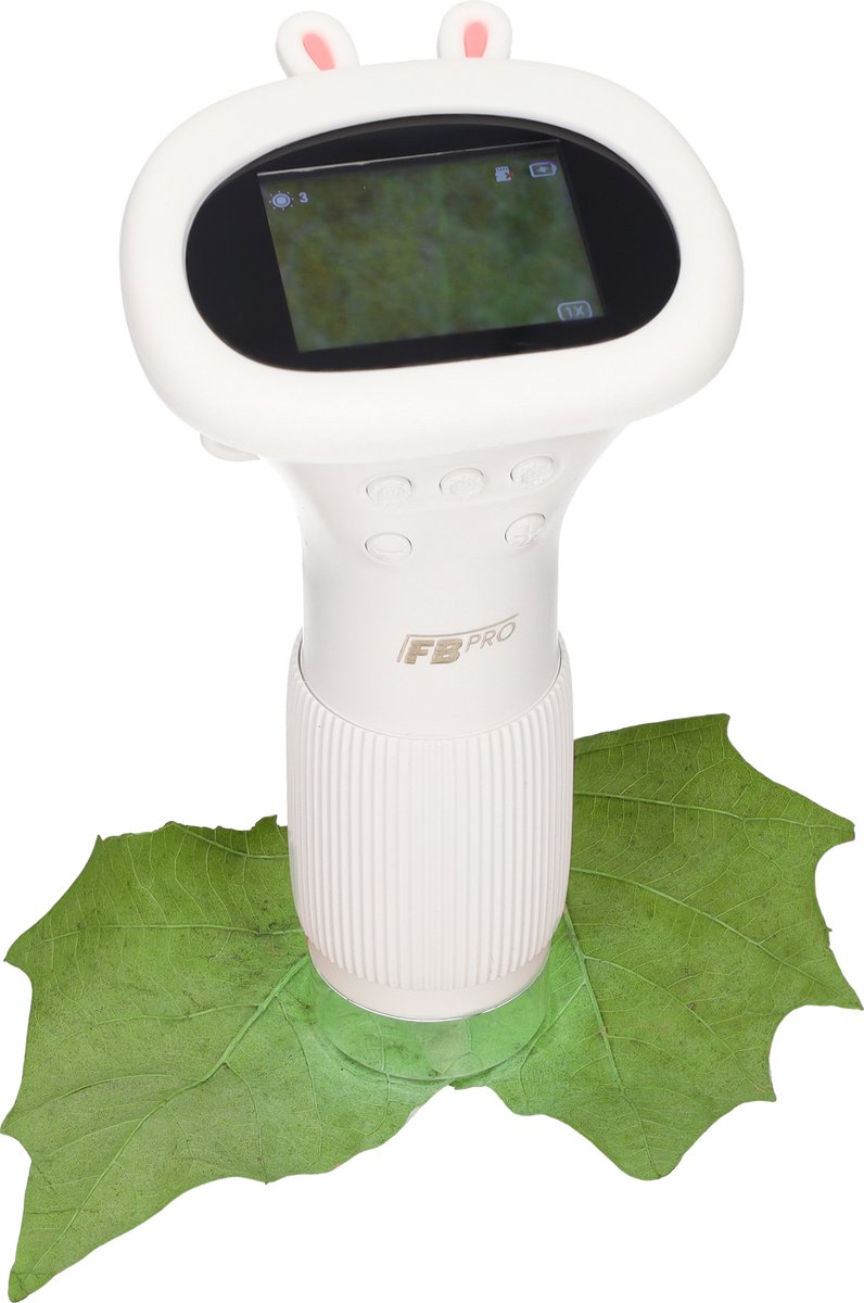 Digitale microscoop voor kinderen - Educatieve microscoop - STEM Speelgoed - Vergrootglas met scherm en camera - Ideaal voor jonge ontdekkers en wetenschap liefhebbers - Hoge resolutie beeldweergave - Wit