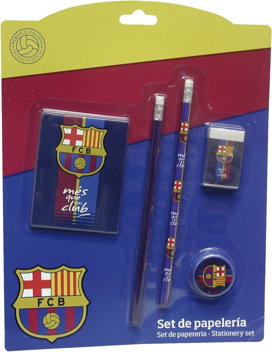 Schrijfset barcelona 5-delig