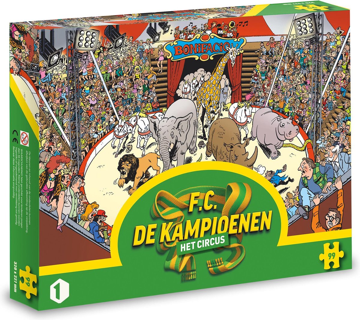 F.C. De Kampioenen puzzel - Het Circus- 99 stukjes