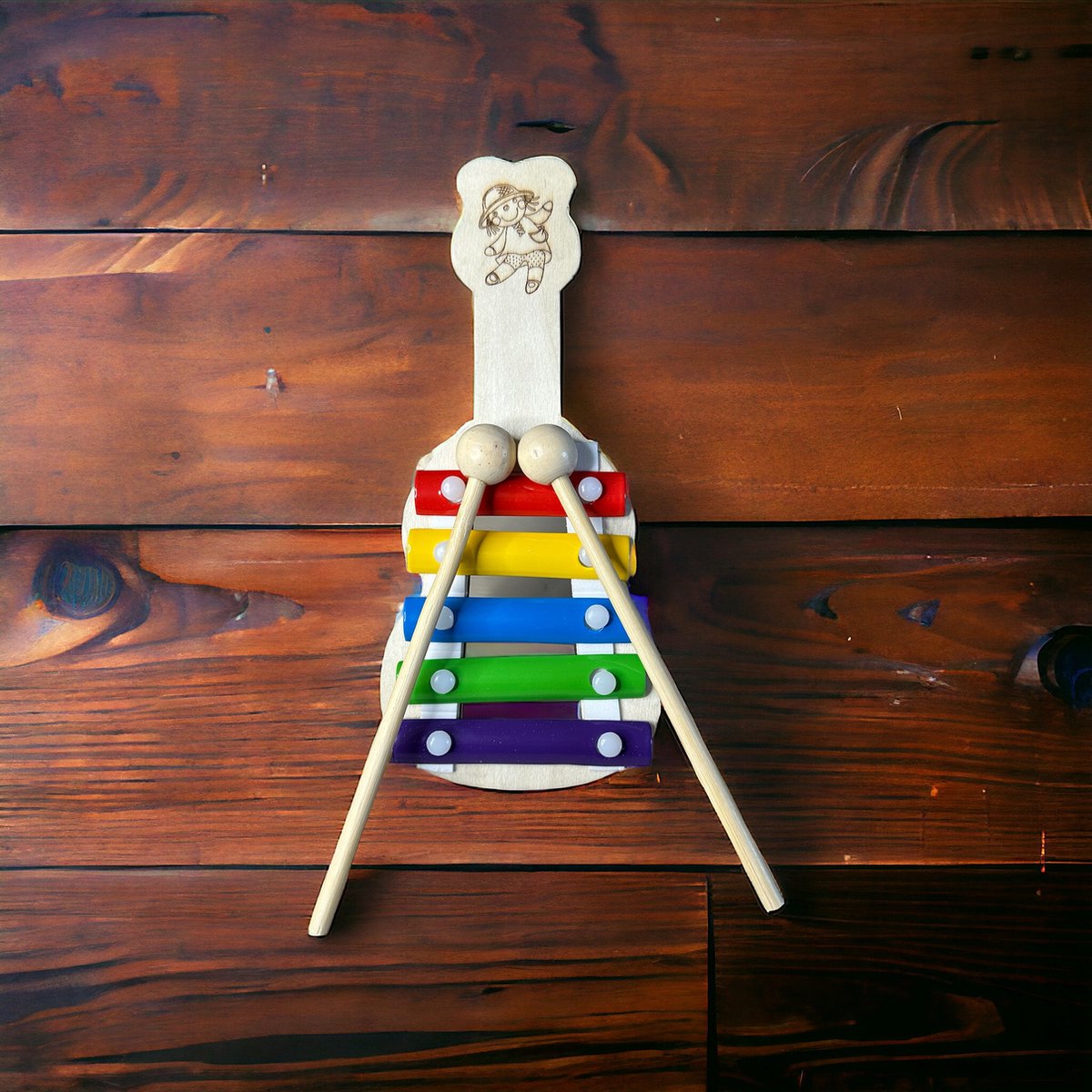 Femur Houten Xylofoon – Houten Speelgoed – Houten Muziekinstrument – Houten Slaginstrument - Kindje