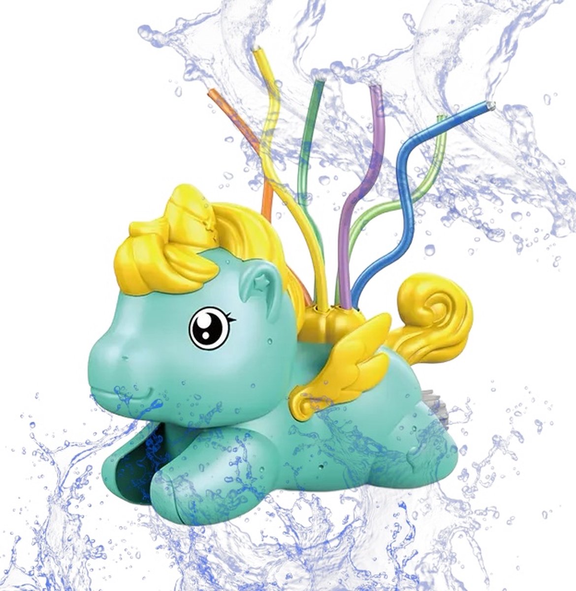 Femur Waterspeelgoed – Zomer Speelgoed – Speelgoed voor in de Tuin – Zwembadspeelgoed – Water Fontijn – Badspeelgoed – Buitenspeelgoed – Waterpistool – Waterballon – Water Sprinkler - Eenhoorn