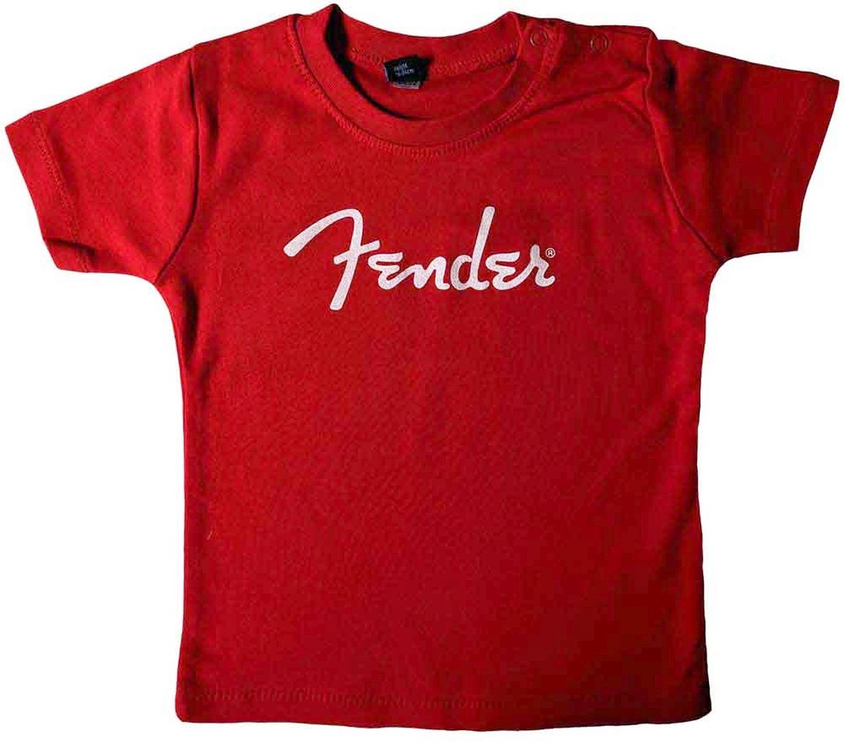 Fender - Logo Kinder T-shirt - Kids tm 1 jaar - Rood